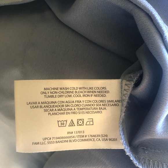 Women’s L light blue tunic - Picture 2 of 4